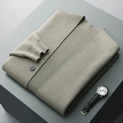 Veste en laine tricotée pour hommes