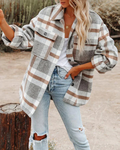 Veste en laine femme Chaude Élégante