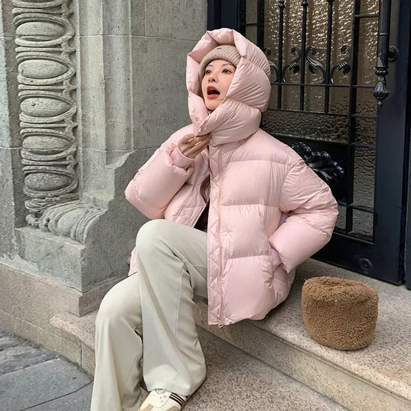 Doudoune femme oversize chaude isolée