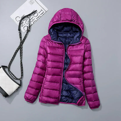 Doudoune à capuche chaude hiver