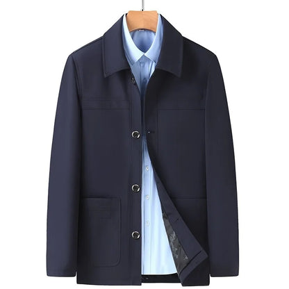 Veste d'extérieur végane avec poches et boutons