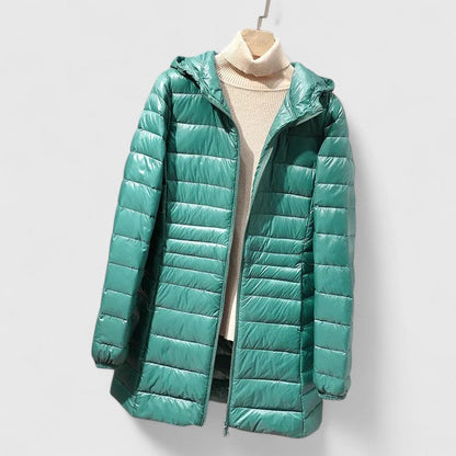 Manteau matelassé femme hiver chaud fermeture éclair