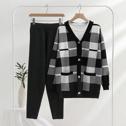 Ensemble 3 pièces doux pour femme