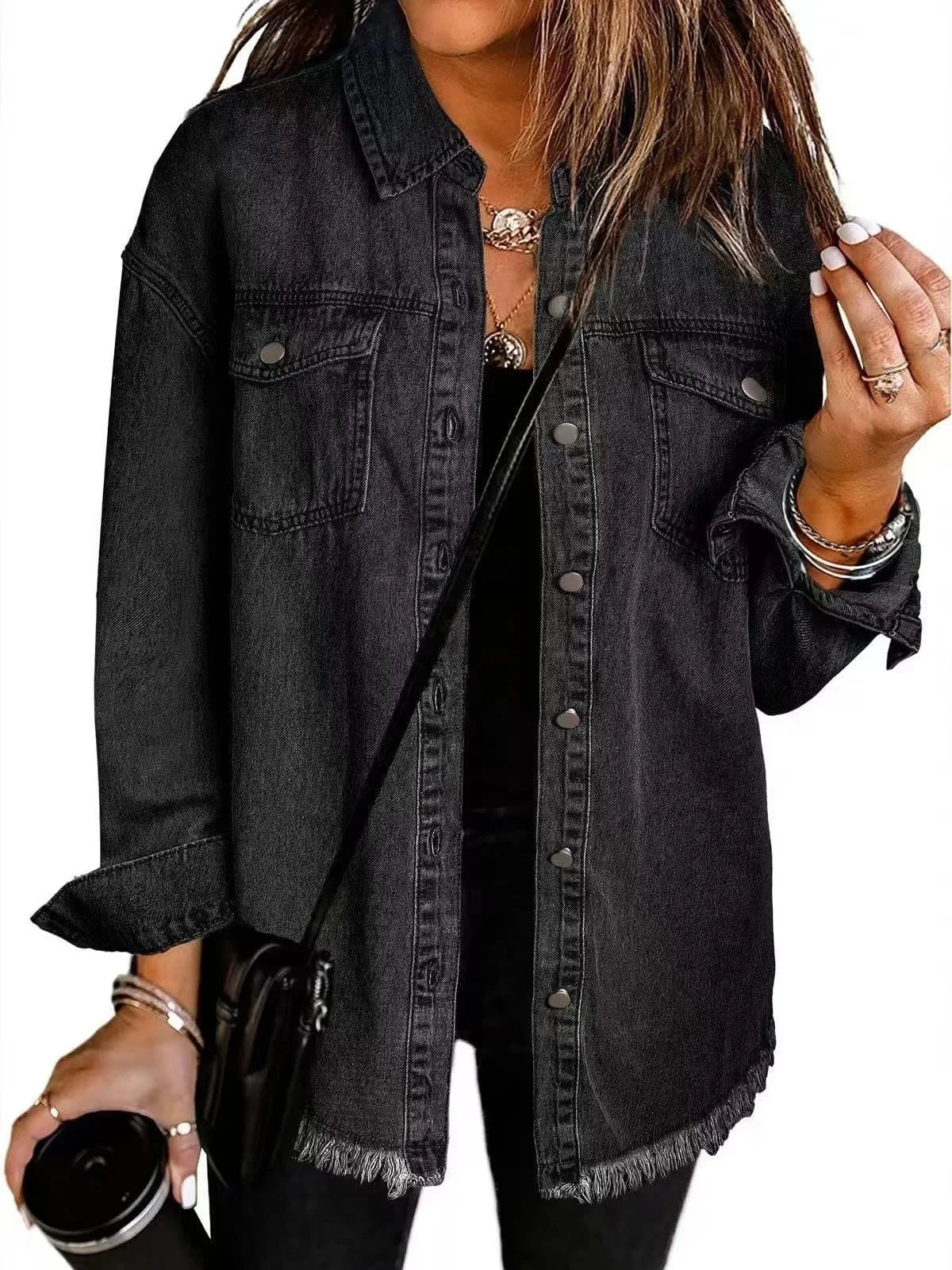 Veste en jean tendance pour femme