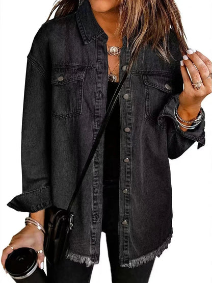 Veste en jean tendance pour femme