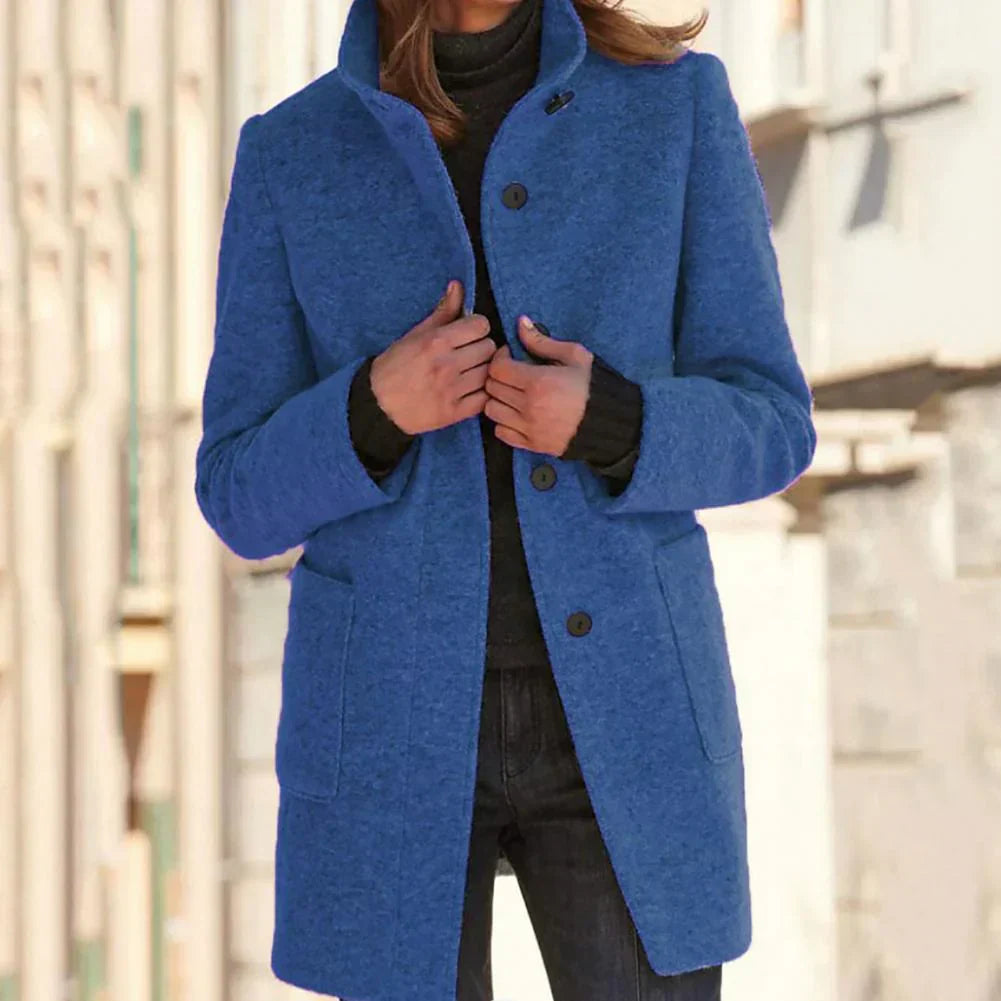Veste élégante pour femme Long Col montant