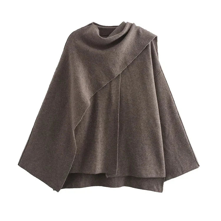 Manteau asymétrique stylé pour femme
