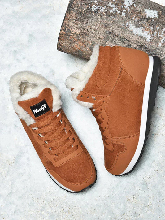 Winterstiefel Damen Warm Futter Robust - IdealeKleiden