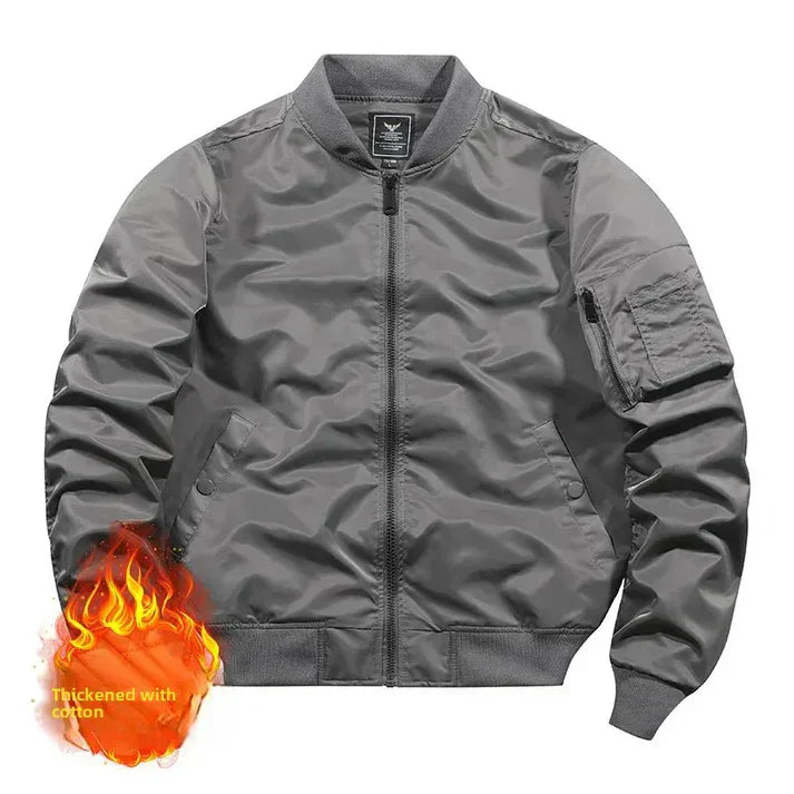 Blouson aviateur en cuir