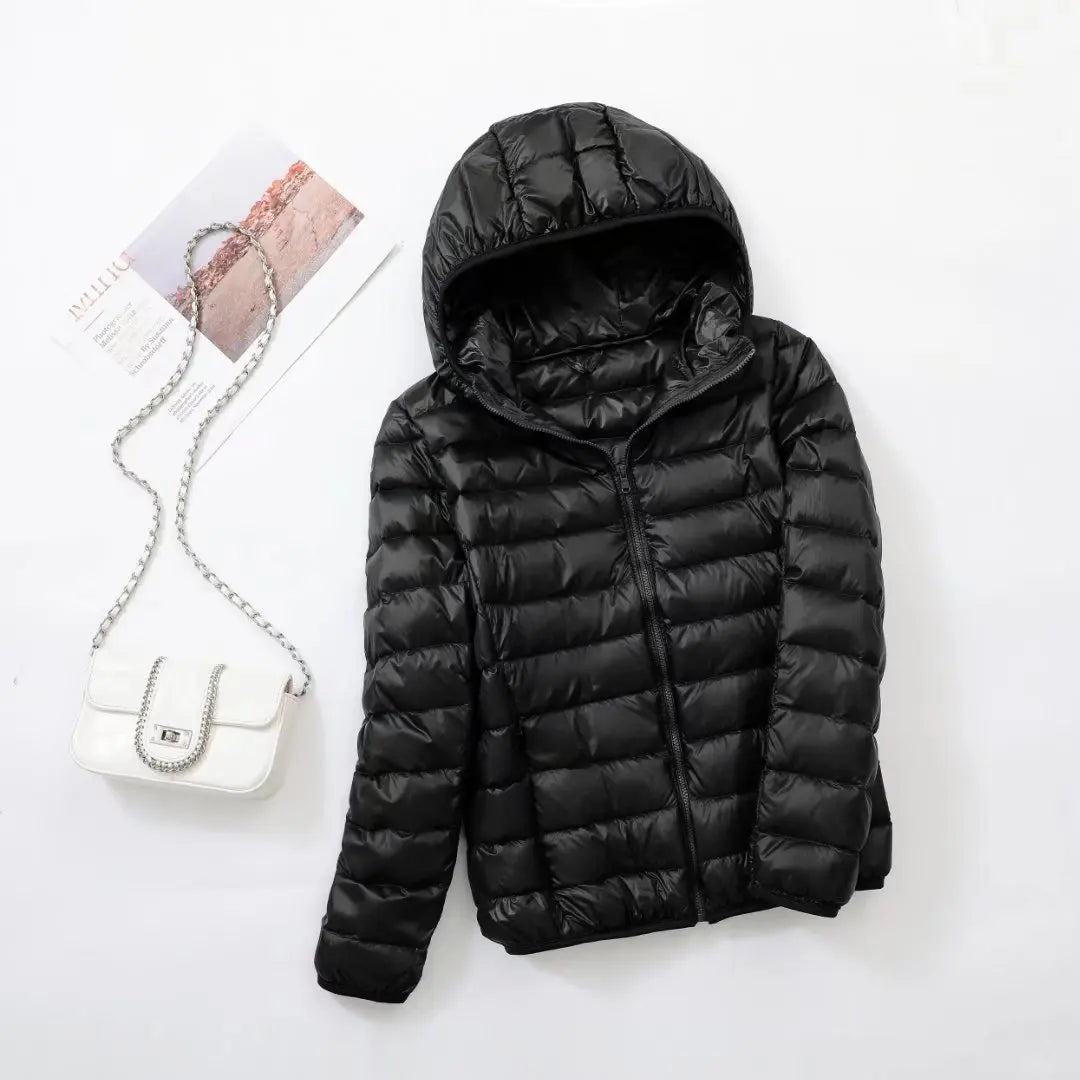 Doudoune à capuche chaude hiver
