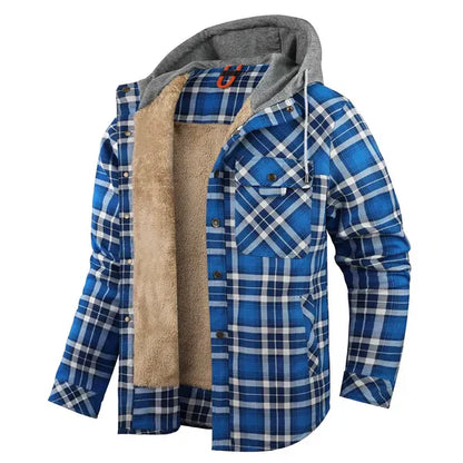 Gérald - Veste en flanelle à carreaux chaude