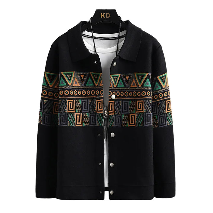 Parka pour homme moderne noir