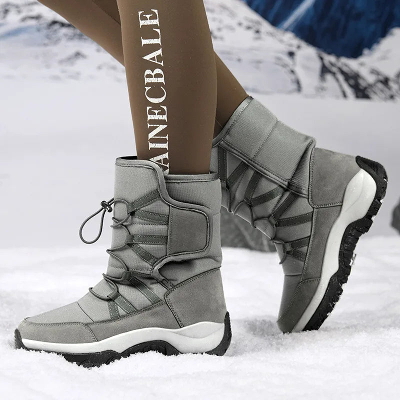 Bottes imperméables isolées mi-mollet robustes