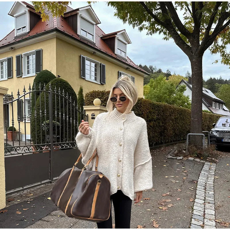Cardigan oversize confortable pour femme