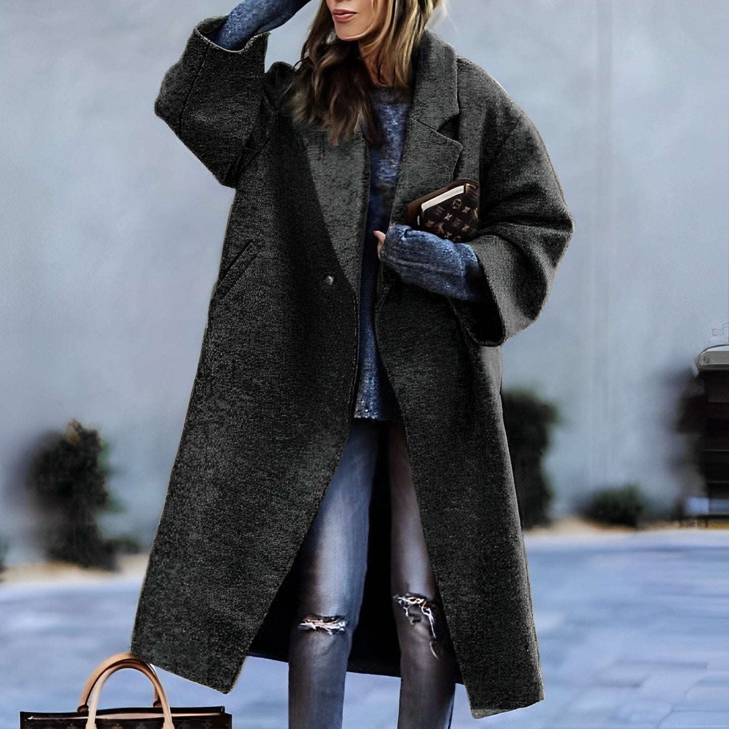 Manteau élégant pour femme style vintage