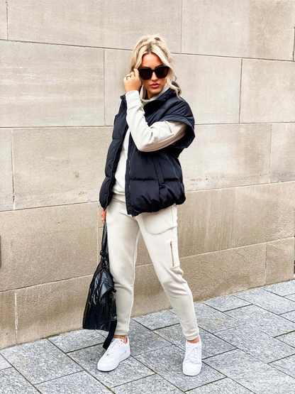 Sommerjacke Ärmellos Modern - IdealeKleiden