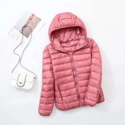 Doudoune à capuche chaude hiver