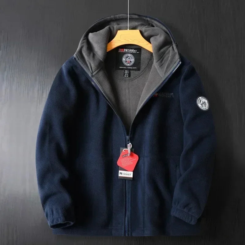 Veste d'hiver chaude Capuche Fermeture éclair