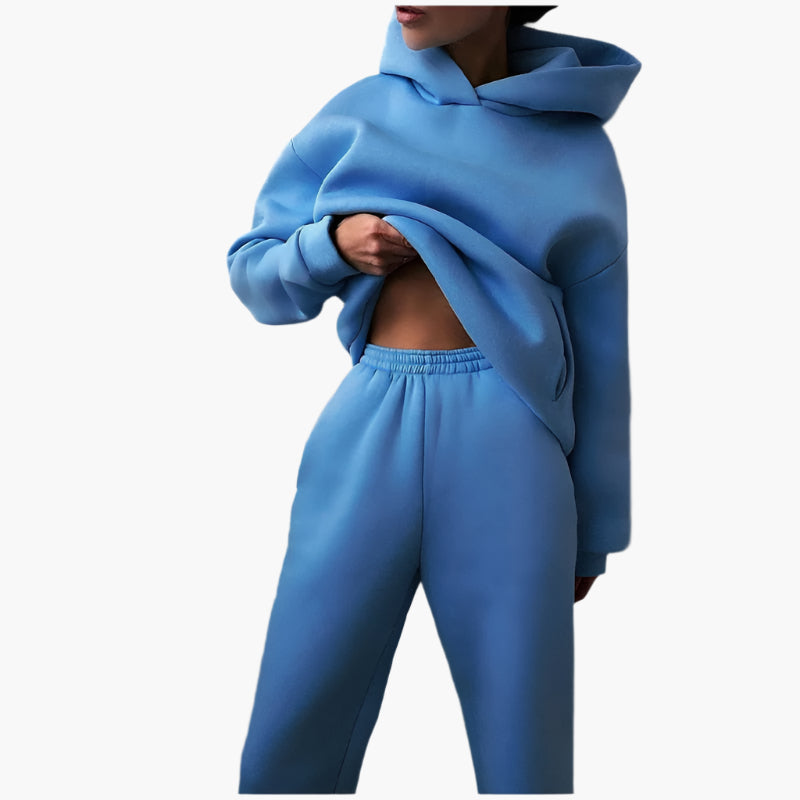 Ensemble de salon confortable Surdimensionné Sweat à capuche Pantalon de jogging