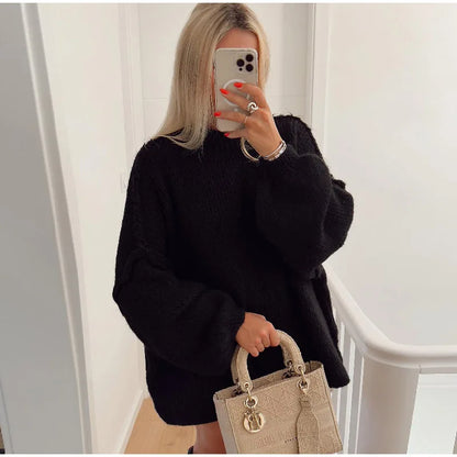 Pull oversize femme doux et confortable