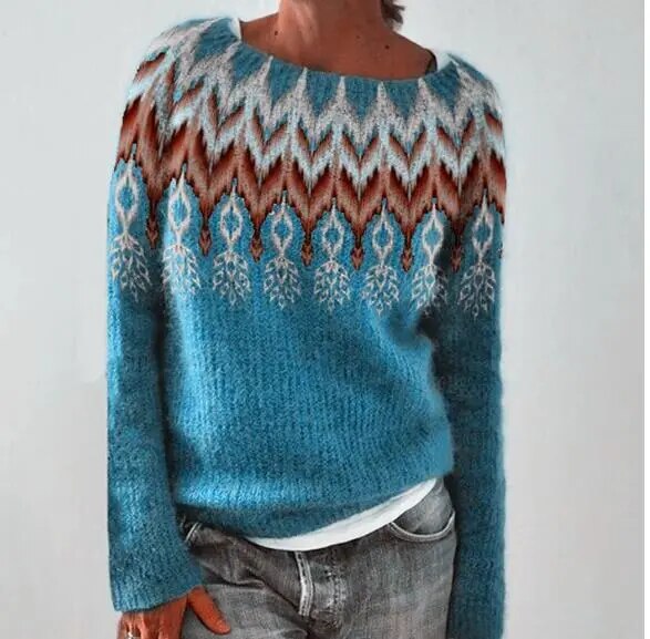 Sweat-shirt rétro Élégant Confortable Femme