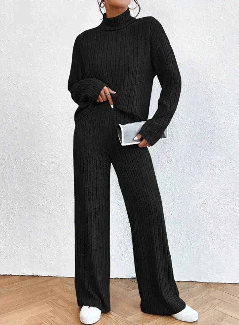 Ensemble en tricot chaud pour femme