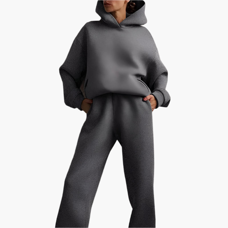 Ensemble de salon confortable Surdimensionné Sweat à capuche Pantalon de jogging