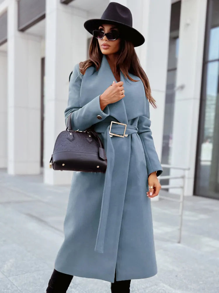Robe longue élégante pour femme, ajustée, avec laçage
