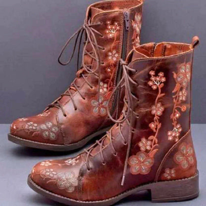 Bottes rétro design ethnique chic