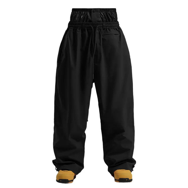 Pantalon de ski unisexe style cargo confortable