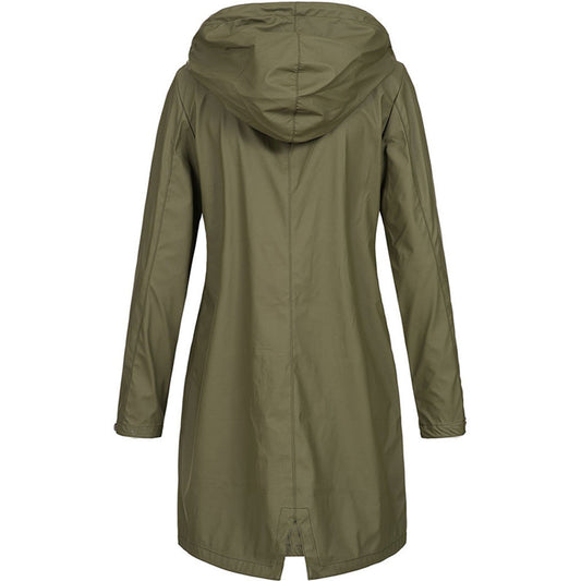 Damen Winterjacke Kapuzenparka Lang - IdealeKleiden