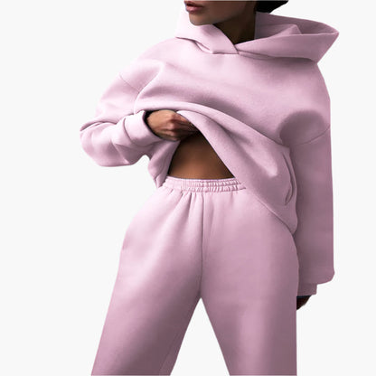 Ensemble de salon confortable Surdimensionné Sweat à capuche Pantalon de jogging