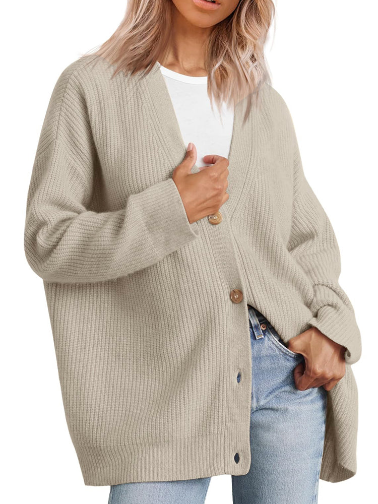 Cardigan en maille pour femme - Modèle automne