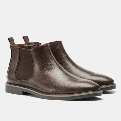 Bottes élégantes pour hommes à fermeture éclair latérale