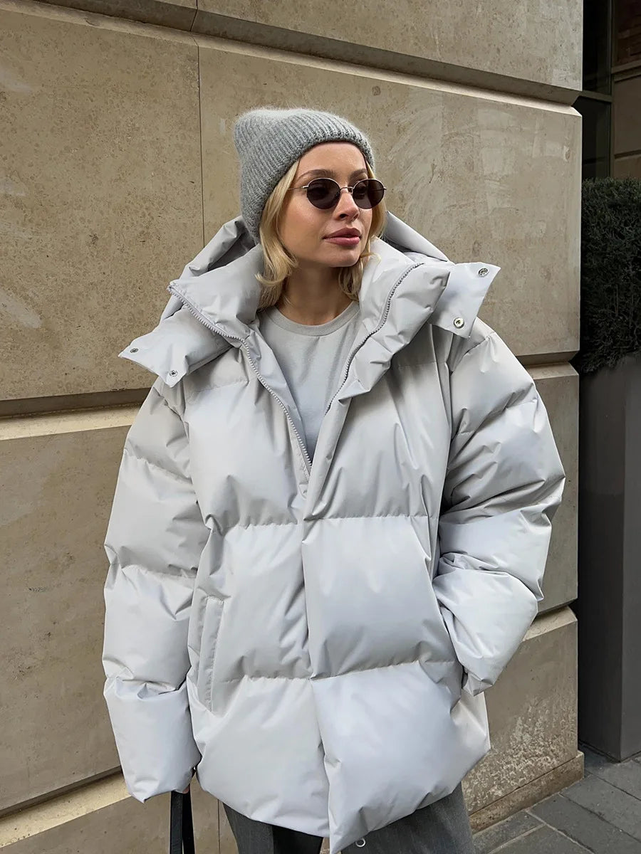 Veste femme confortable style doudoune en coton