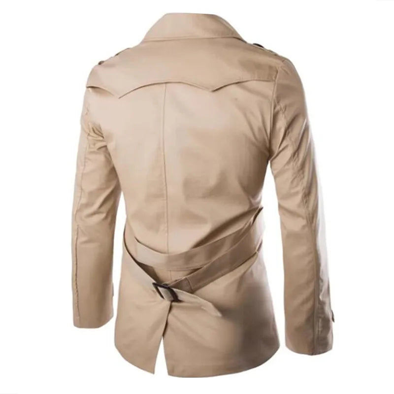 Männer Trenchcoat Modern & Warm - IdealeKleiden