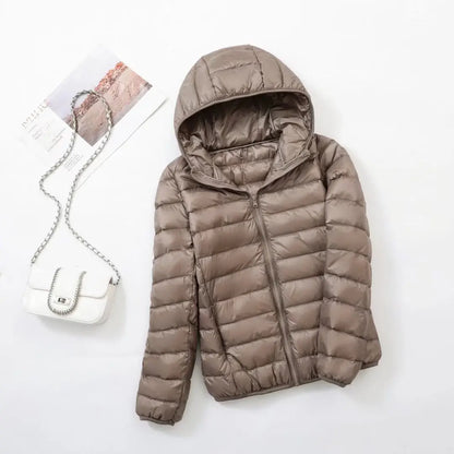 Doudoune à capuche chaude hiver