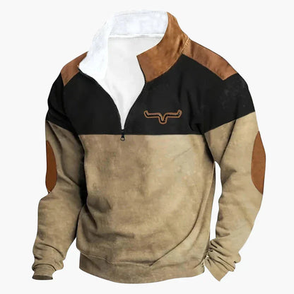 Pull Western stylé motif aztèque