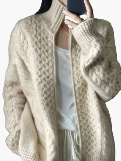 Gilet tressé stylé moderne