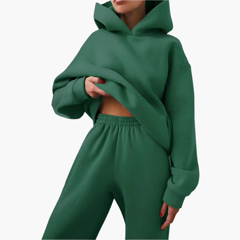 Ensemble de salon confortable Surdimensionné Sweat à capuche Pantalon de jogging
