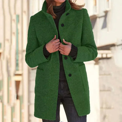 Veste élégante pour femme Long Col montant