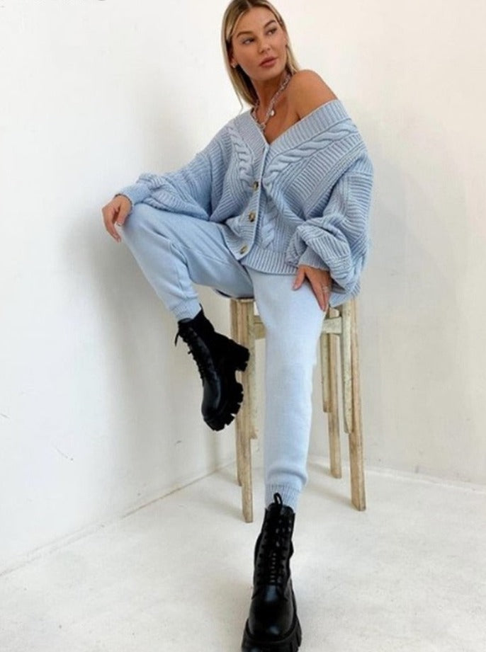 Ensemble de Sport Confortable 2 Pièces Femme Pantalon et Haut