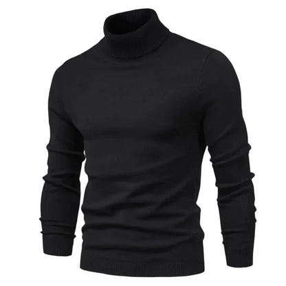 Noah - Pull roulé fin coupe ajustée cachemire