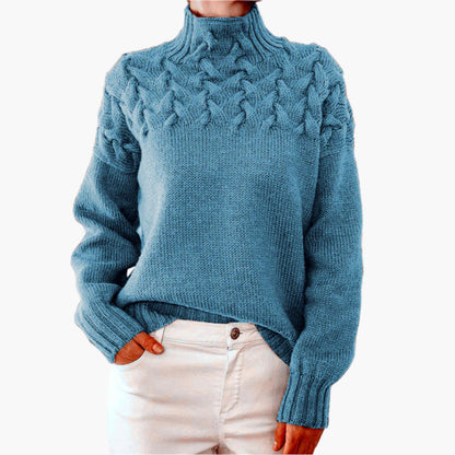 Pull en maille élégant Hiver Motif torsadé