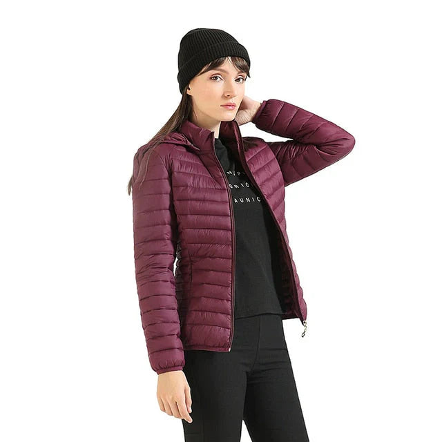 Veste légère pour femme matelassée chaude isolante