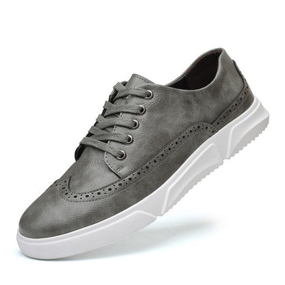 Baskets stylées en cuir pour hommes