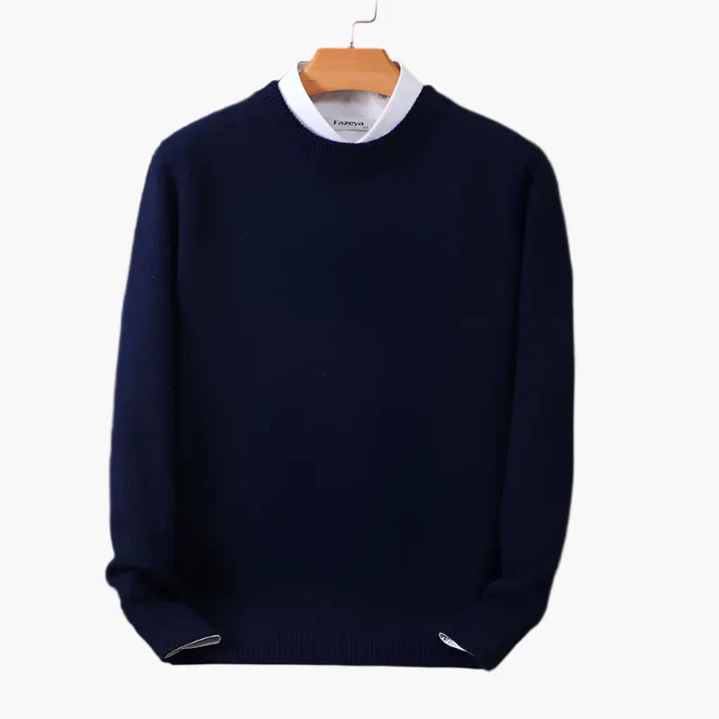 Élégant pull professionnel à col