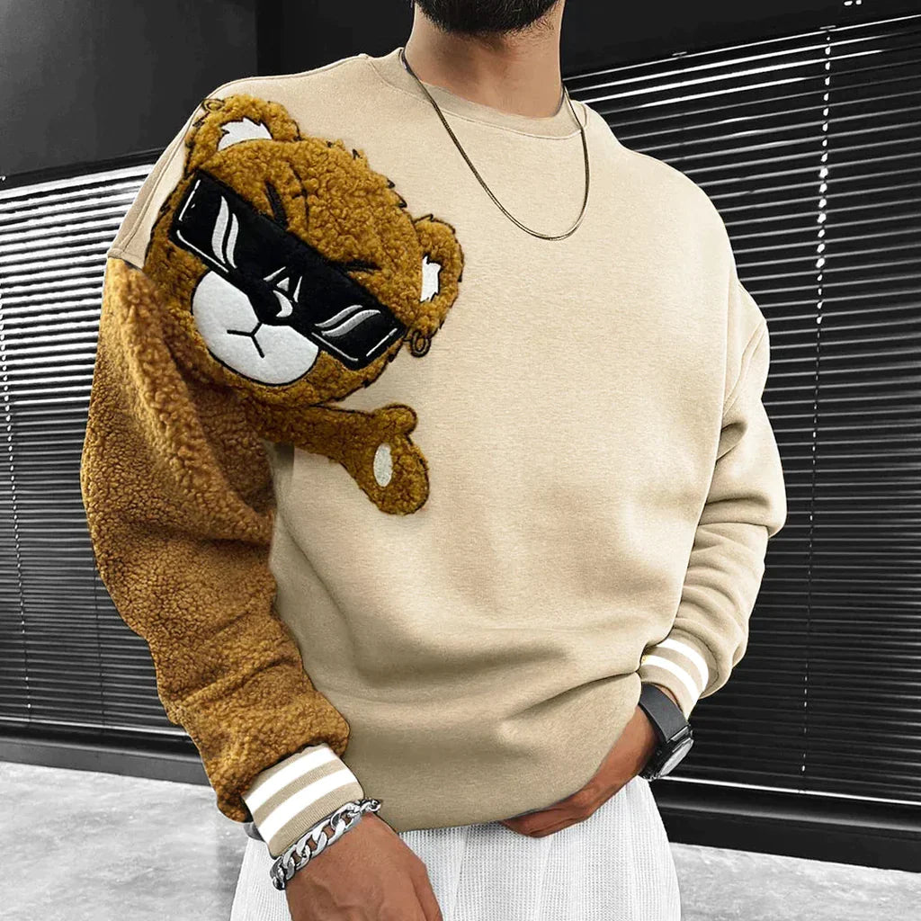 Pull Homme Motif Ourson