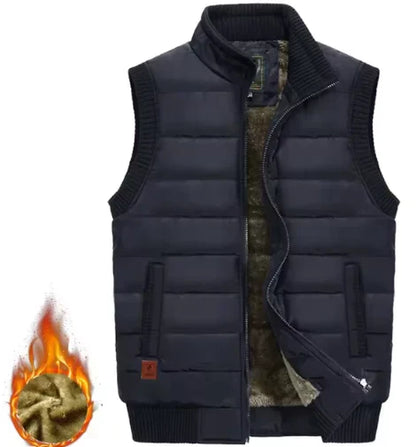 Gilet d'extérieur homme chaud isolé