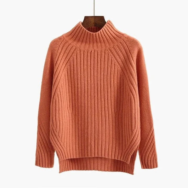 Pull col roulé hiver classique intemporel
